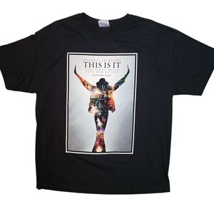 Michael Jackson Black Graphic T-Shirt